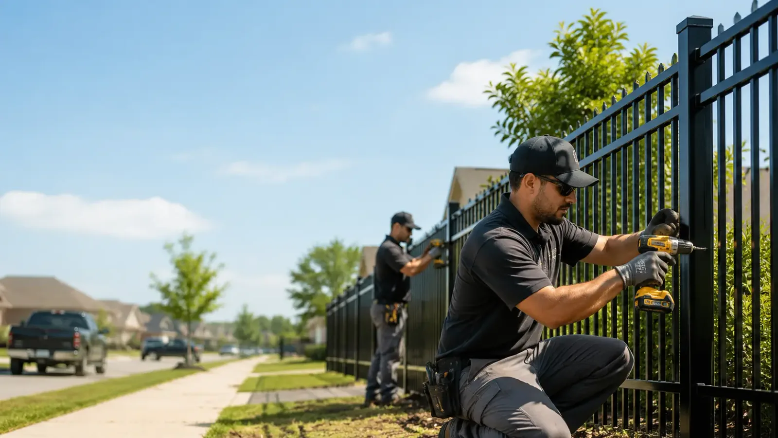 Metal Fence Installation in Valhermoso Springs, AL